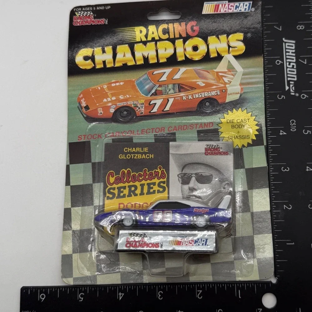 Racing Champions 1992 NASCAR Charlie Glotzbach #99 Dodge Die Cast Car 1:64 Scale